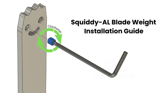 Squiddy-AL Blade Weight Insallation Guide