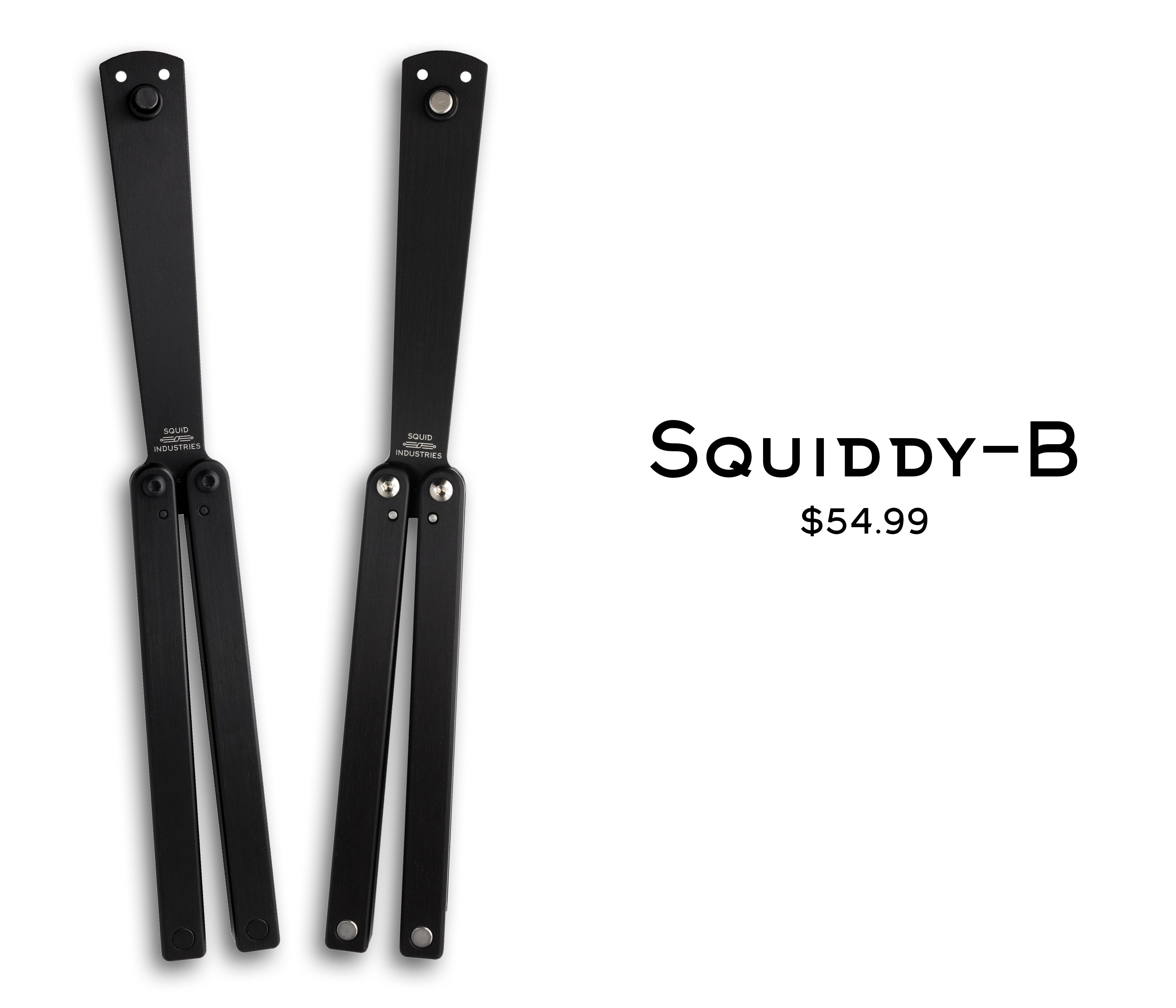 Blemished Squiddy-B Plastic Fidget Skill Toy Balisong