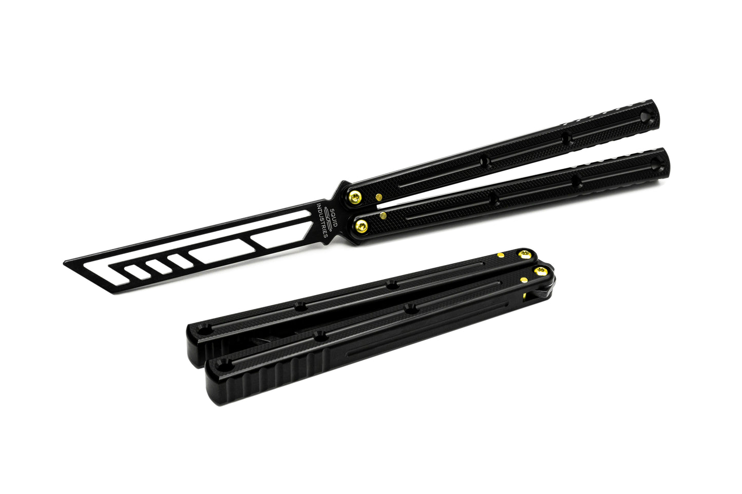 inked black ti-gold krake raken v3 side by side comparison