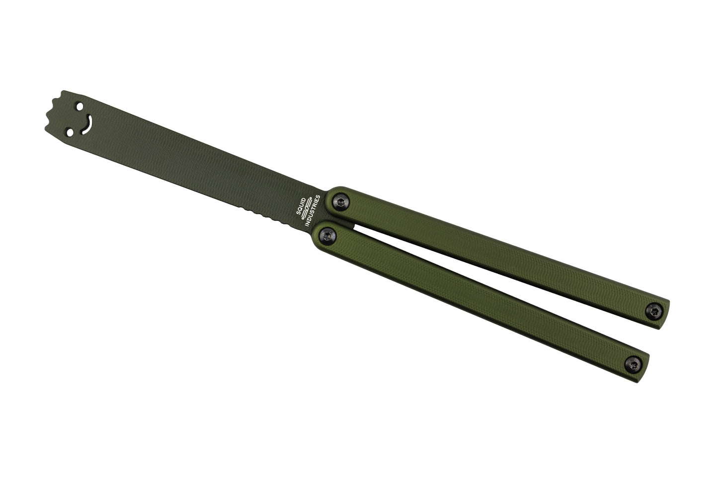 Matte OD Green Squiddy-AL In Open Position