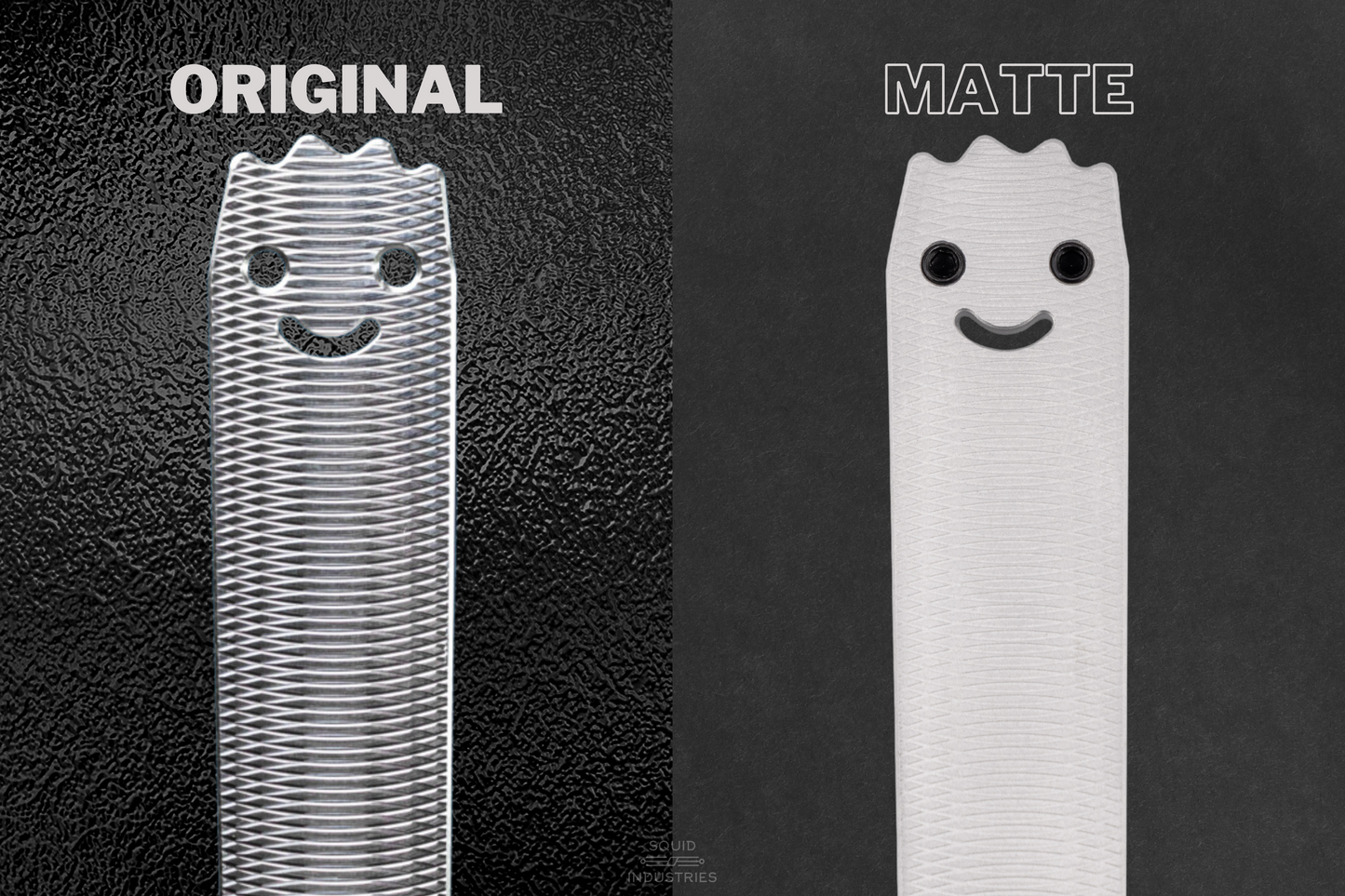 Original Squiddy-AL Vs Matte Squiddy-AL