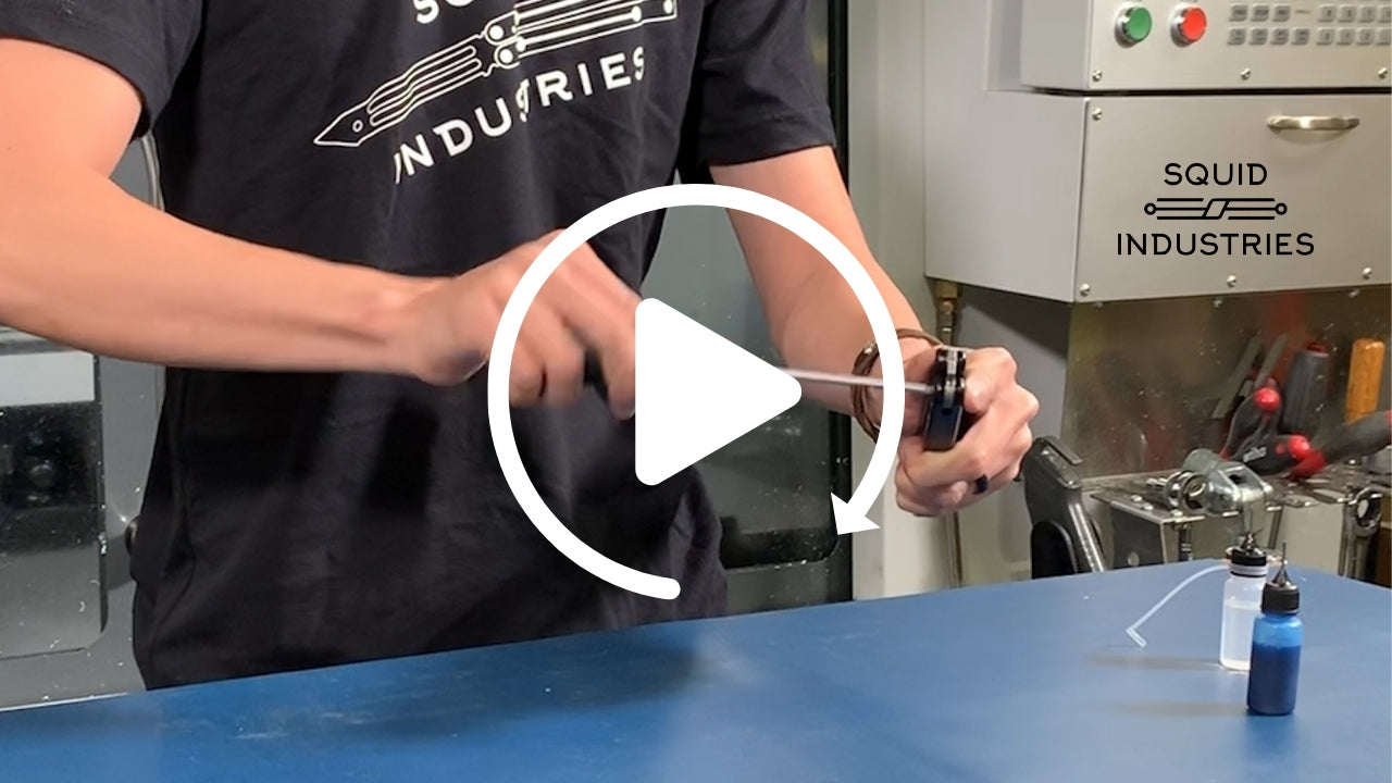 balisong maintenance tip youtube video