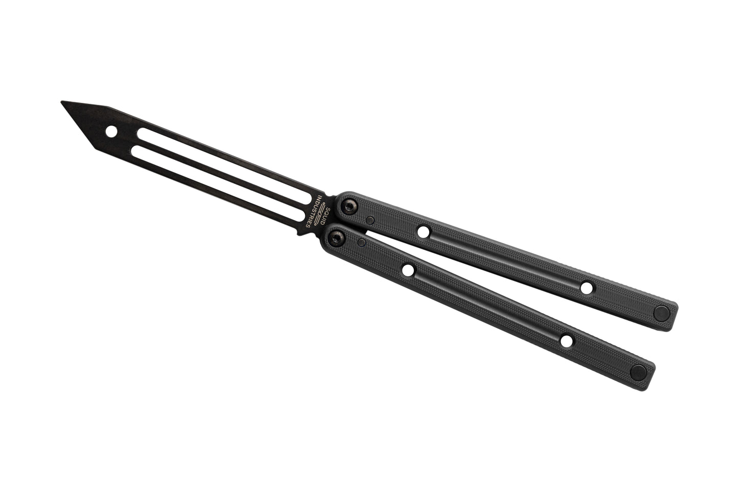 black inked squidtrainer v4 butterfly knife trainer balisong