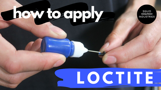 How to apply loctite on butterfly knife and balisong