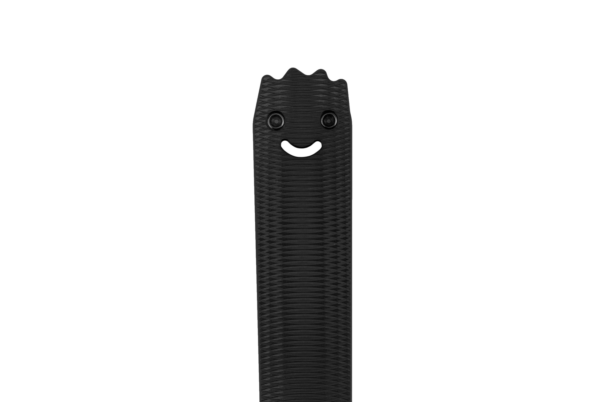 Black Squiddy-AL Balisong Butterfly Knife Trainer with Black Hardware Eye Weights