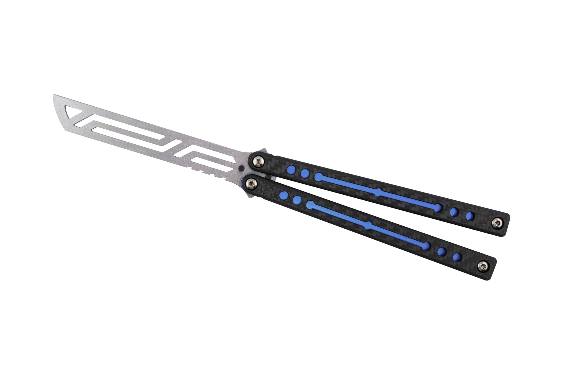 Blue Carbon Fiber Nautilus In Open Position