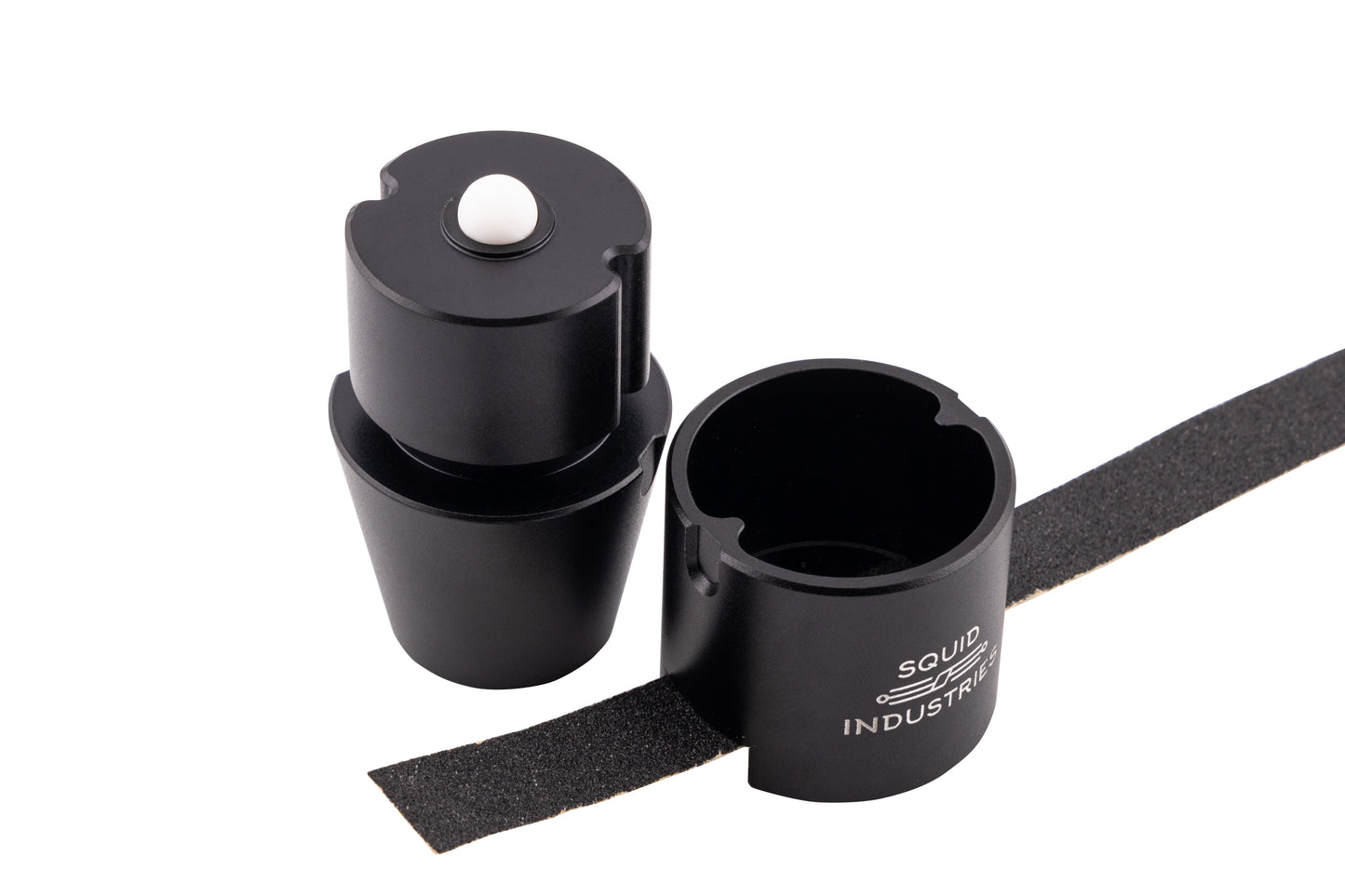 Bushing Buddy With Part Seperated, with sand paper inserted