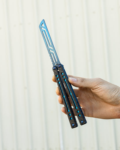 Carbon Fiber Sapphire Open Position Held By Hand
