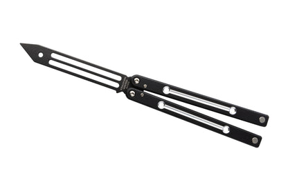 Dual Tone Inked Black Clearance Blemished Squidtrainer V4 Balisong Butterfly Knife Trainer 