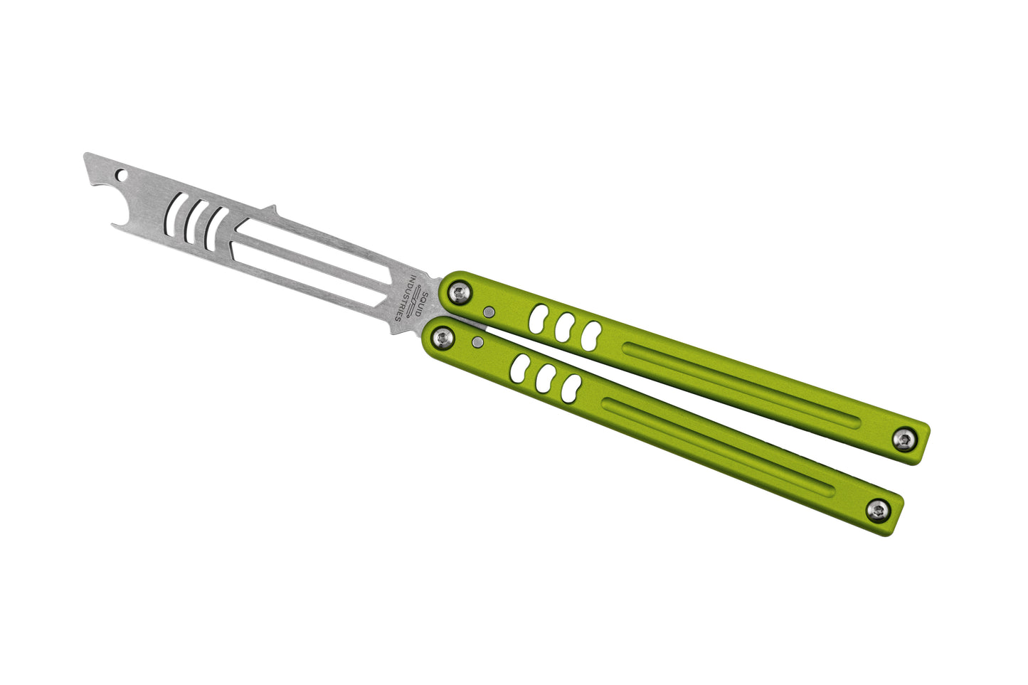Electric Lime Mako V5 Open Position White Background 