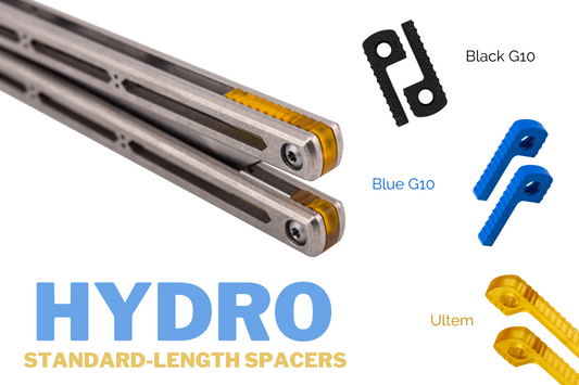 Hydro Standard Length Spacer In Black Blue and Ultem