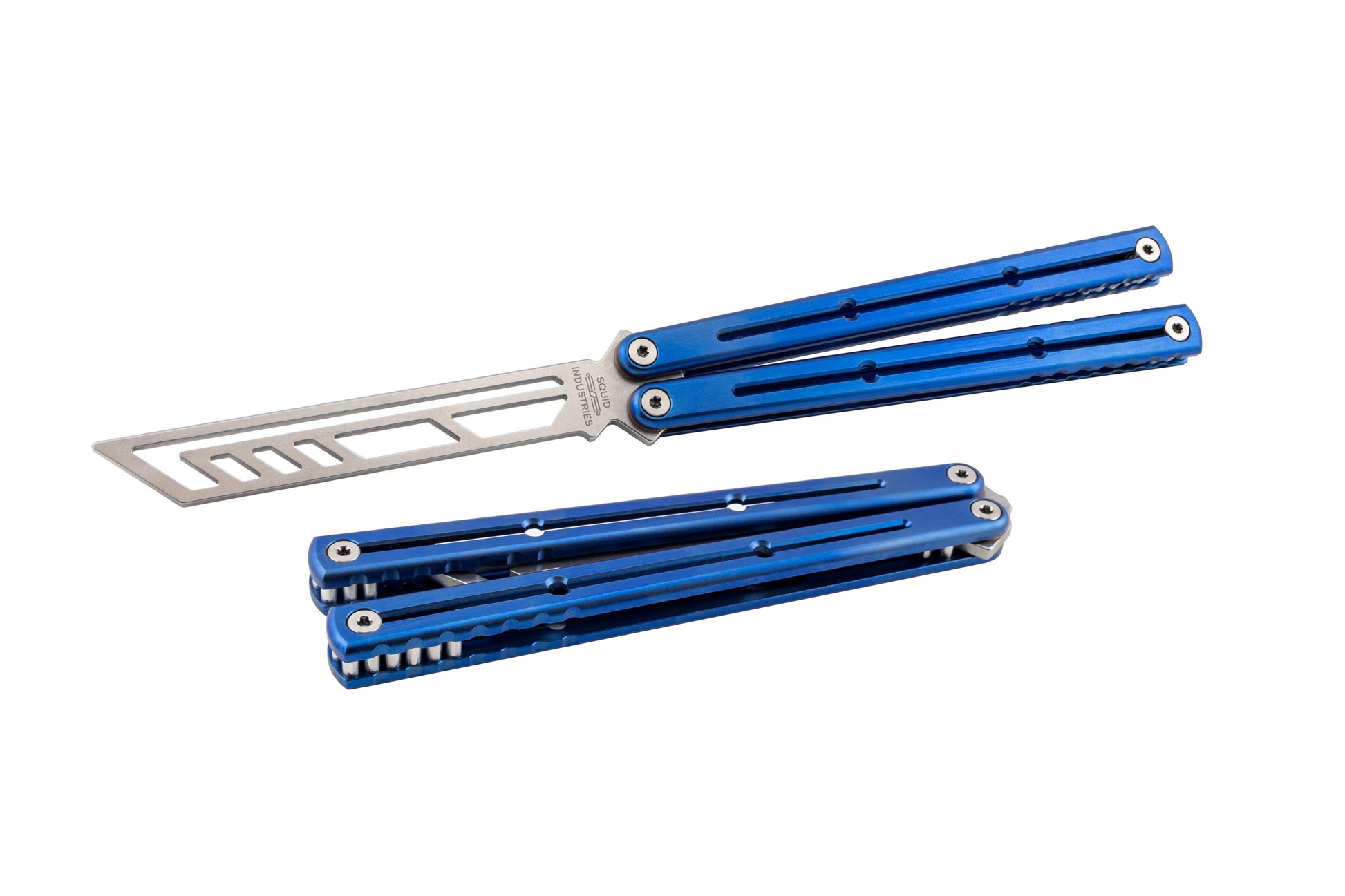 2 ZirBlast Blue Titanium Krake Raken Trainer Side by Side Comparision ISO Style