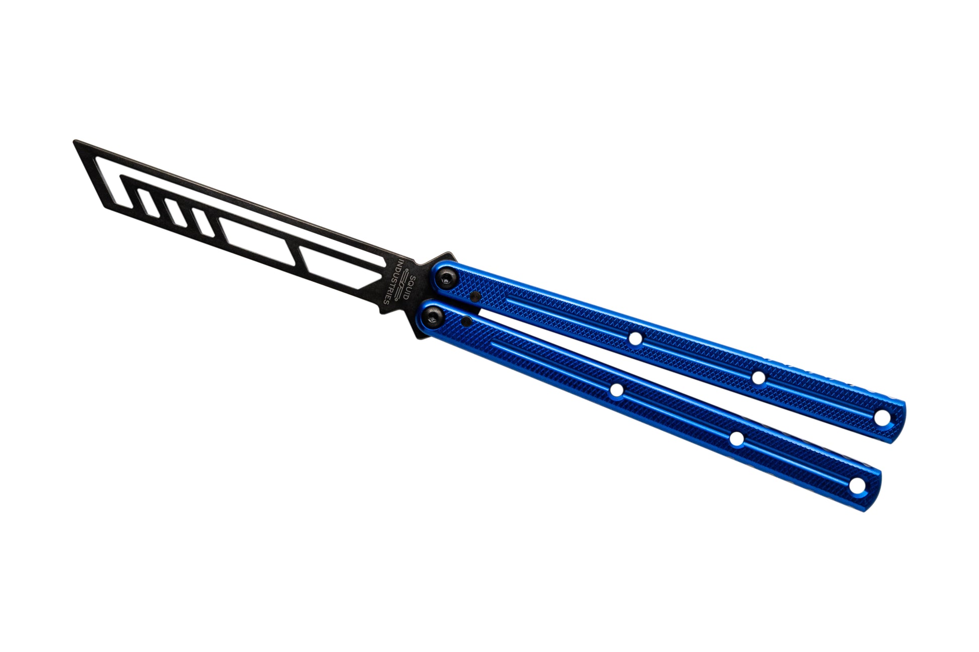 Inked Blue Krake Raken V3 In Open Position