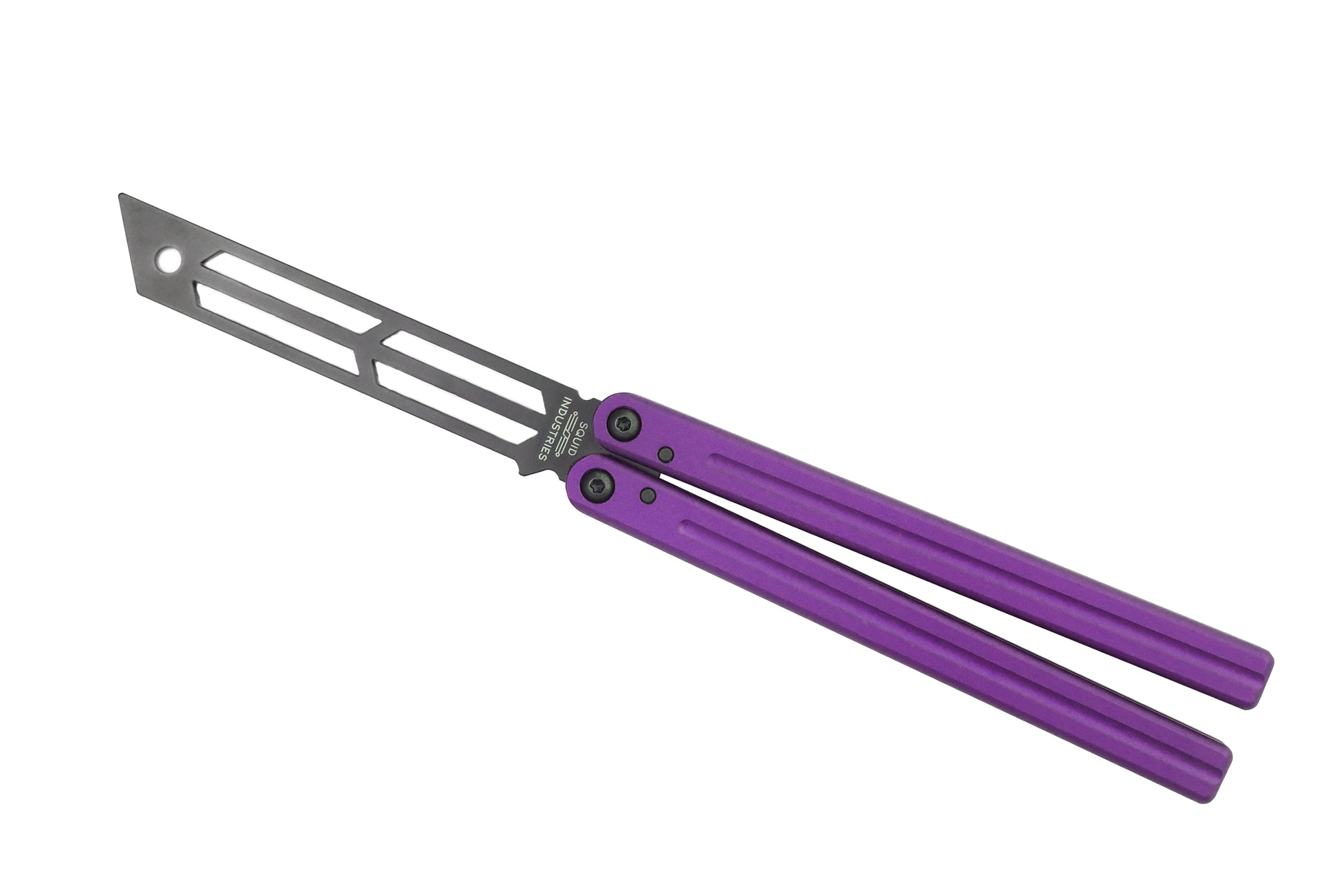 Inked Purple Triton V2 Clearance Blemished Balisong Butterfly Knife Trainer