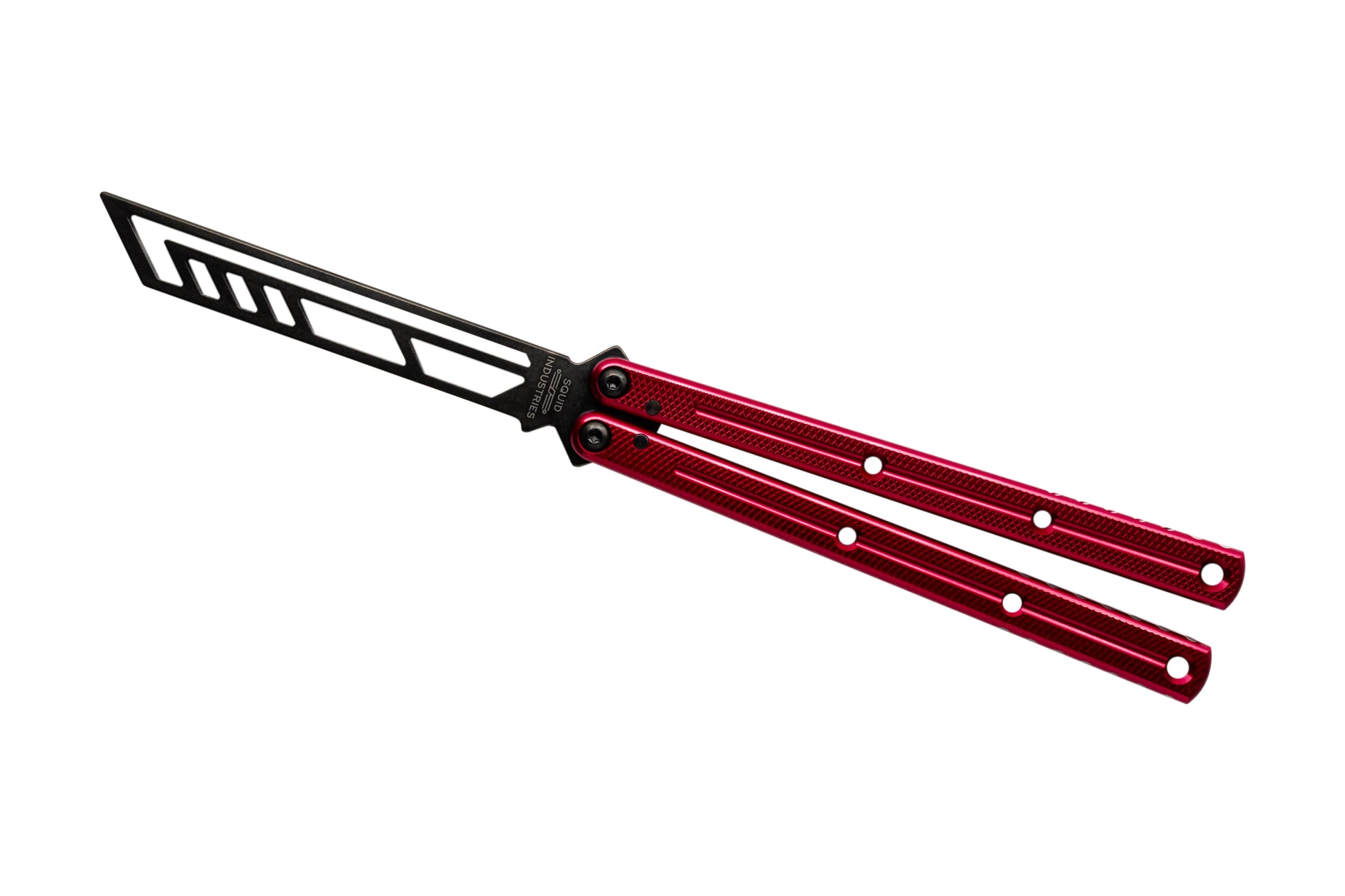 Inked red Krake Raken V3 open position