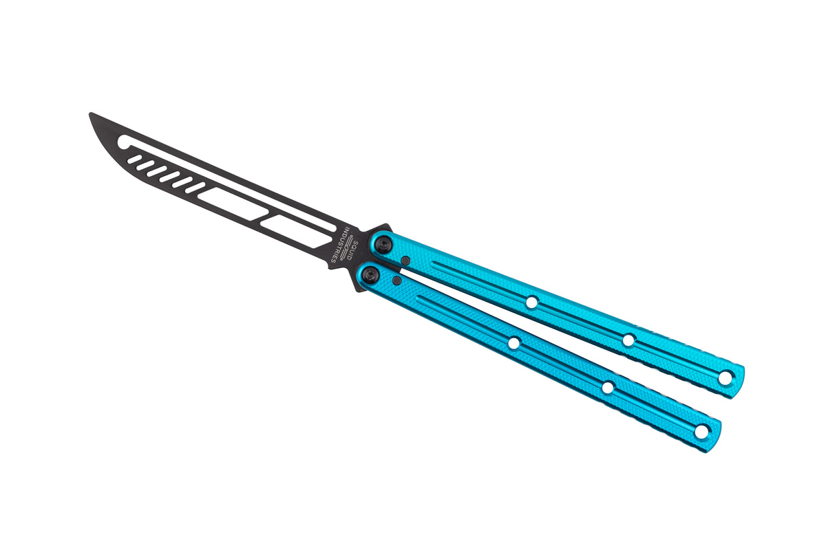 Inked Teal Krake Raken Trainer V2.75 open position white backround