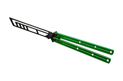 Inked Green Krake Raken V3 In Open Position
