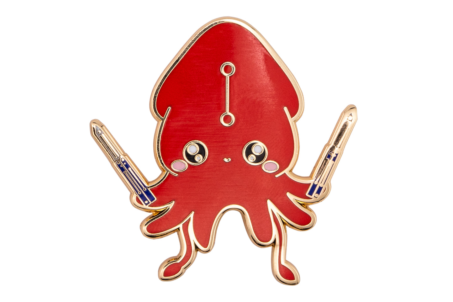 Front Side Kawaii Squid