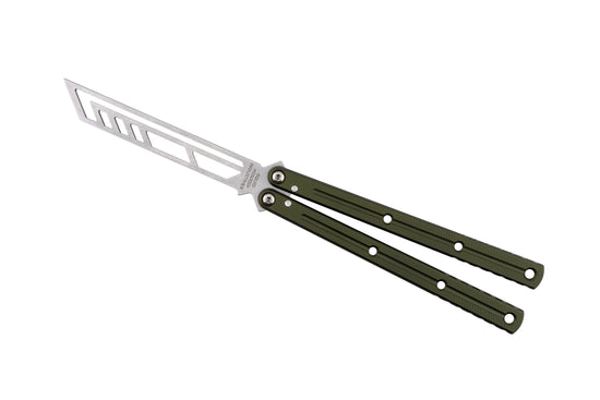 Matte OD Green Krake Raken V3 In Open Position