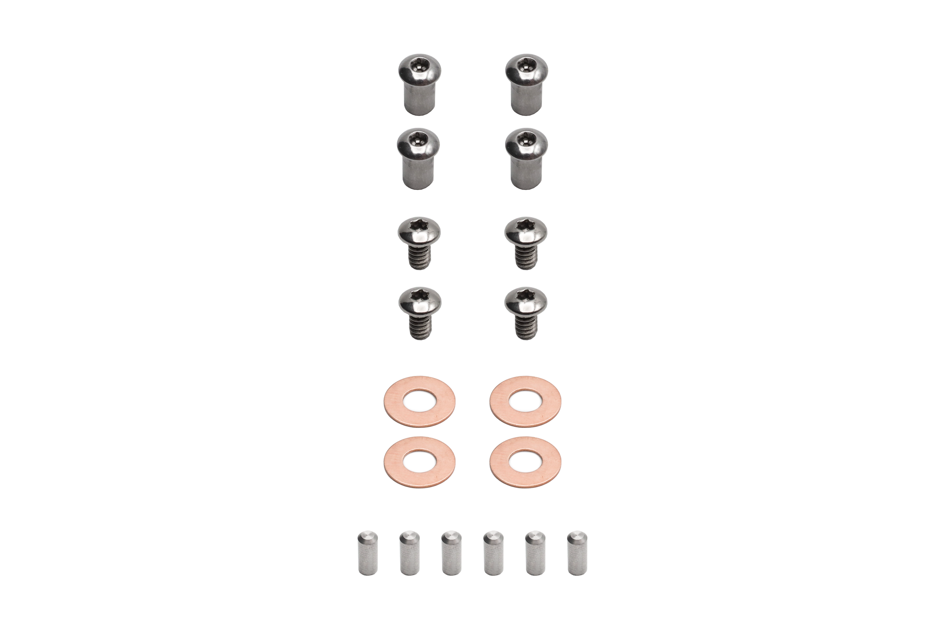polished titanium Tsunami Hardware Kit
