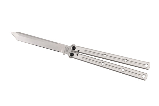 Silver Flow Krake Raken Tanto Open Position