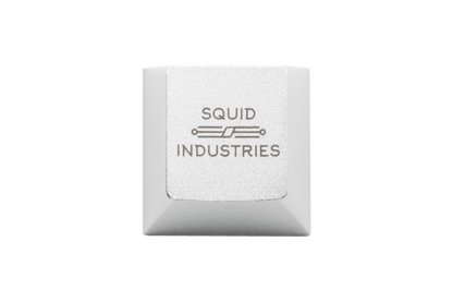 Squid Industries Keycap silver logo