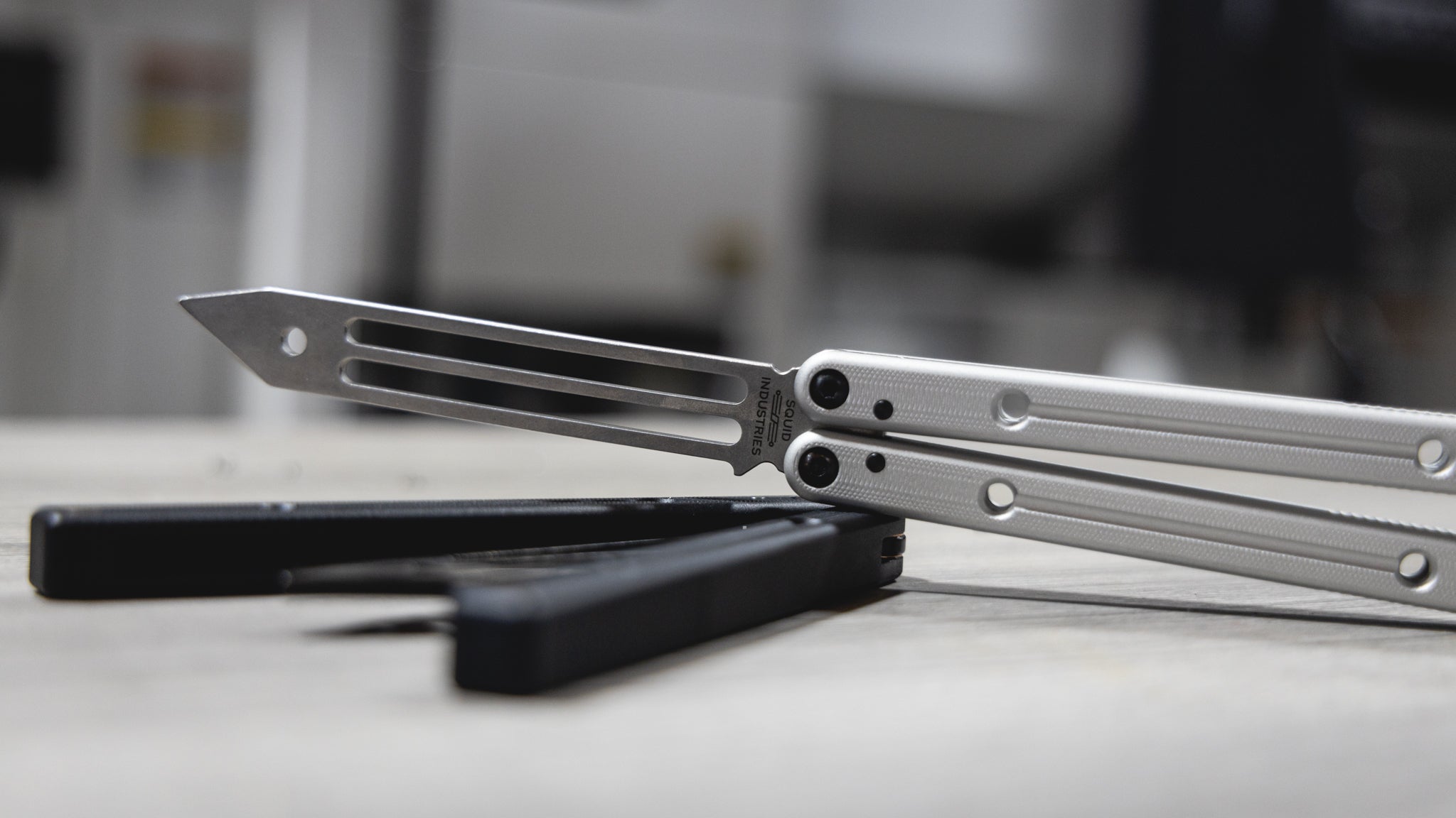 Squidtrainer V4 Balisong Butterfly Knife Trainer | Squid