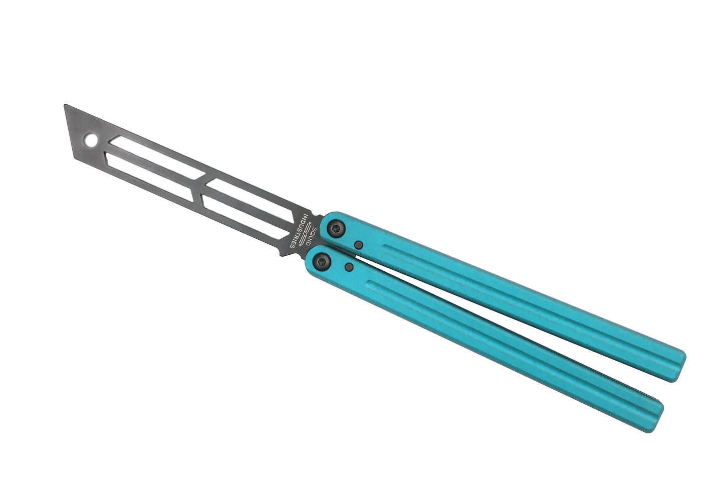 ISO Teal Triton_1 butterfly knife trainer balisong durable 