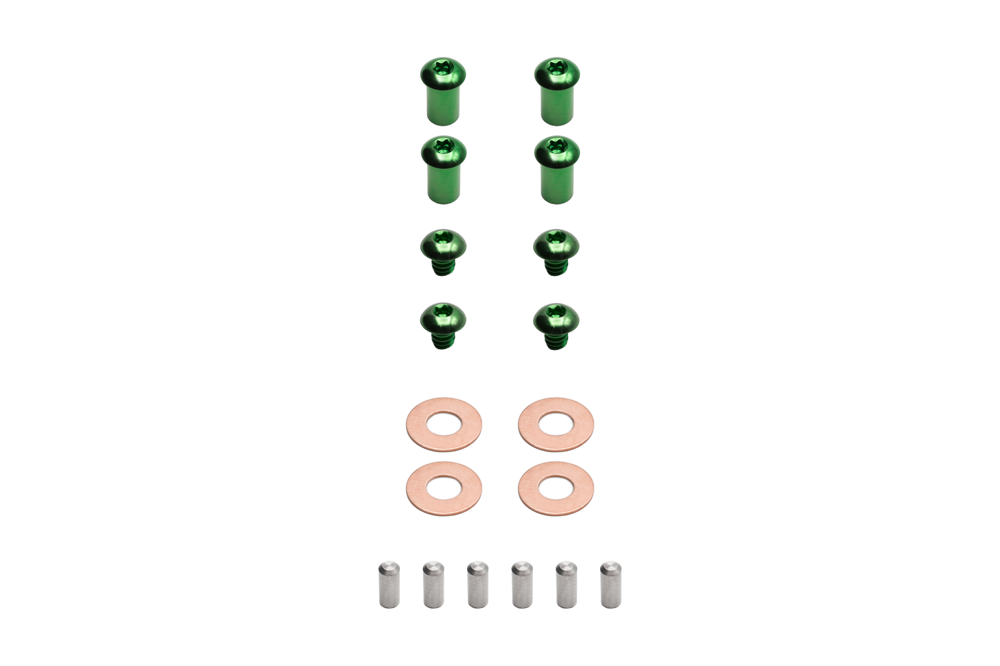 green titanium Tsunami Hardware Kit
