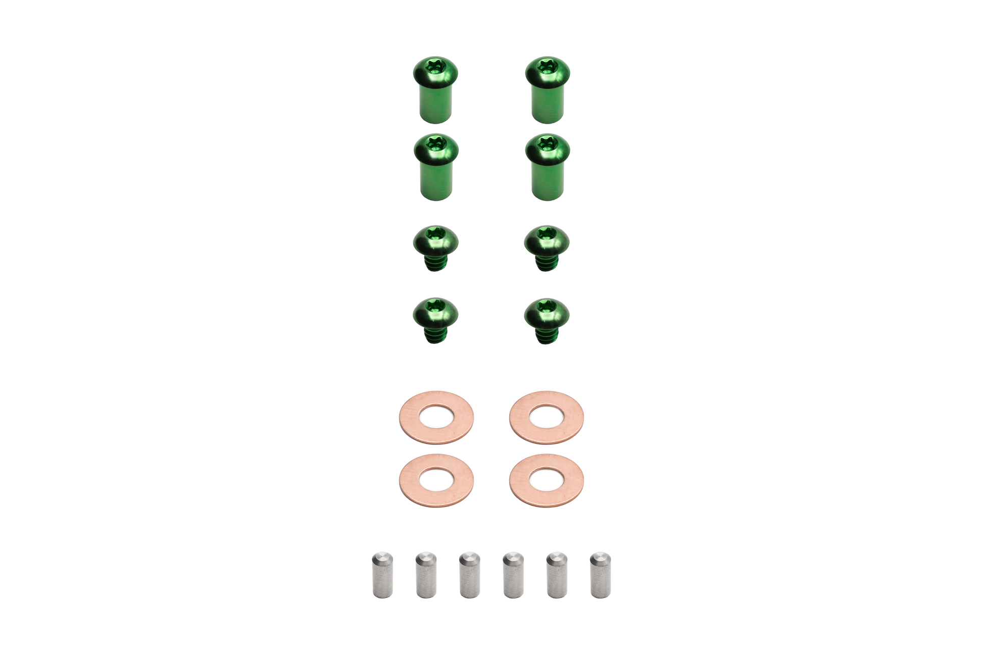 green titanium Tsunami Hardware Kit