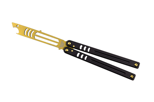 Topaz Black Mako V5 open Position on white background