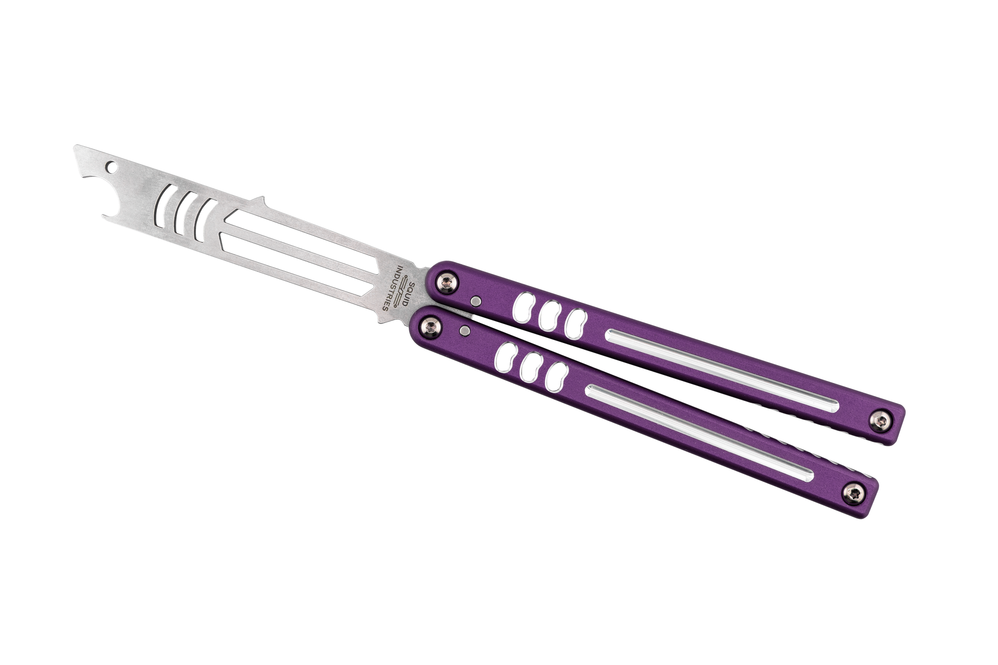Blemished Dual Tone Mako V5 Bottle Opener Balisong Fidget Blemished Dual Tone Mako V5 Bottle Opener Balisong Fidget
