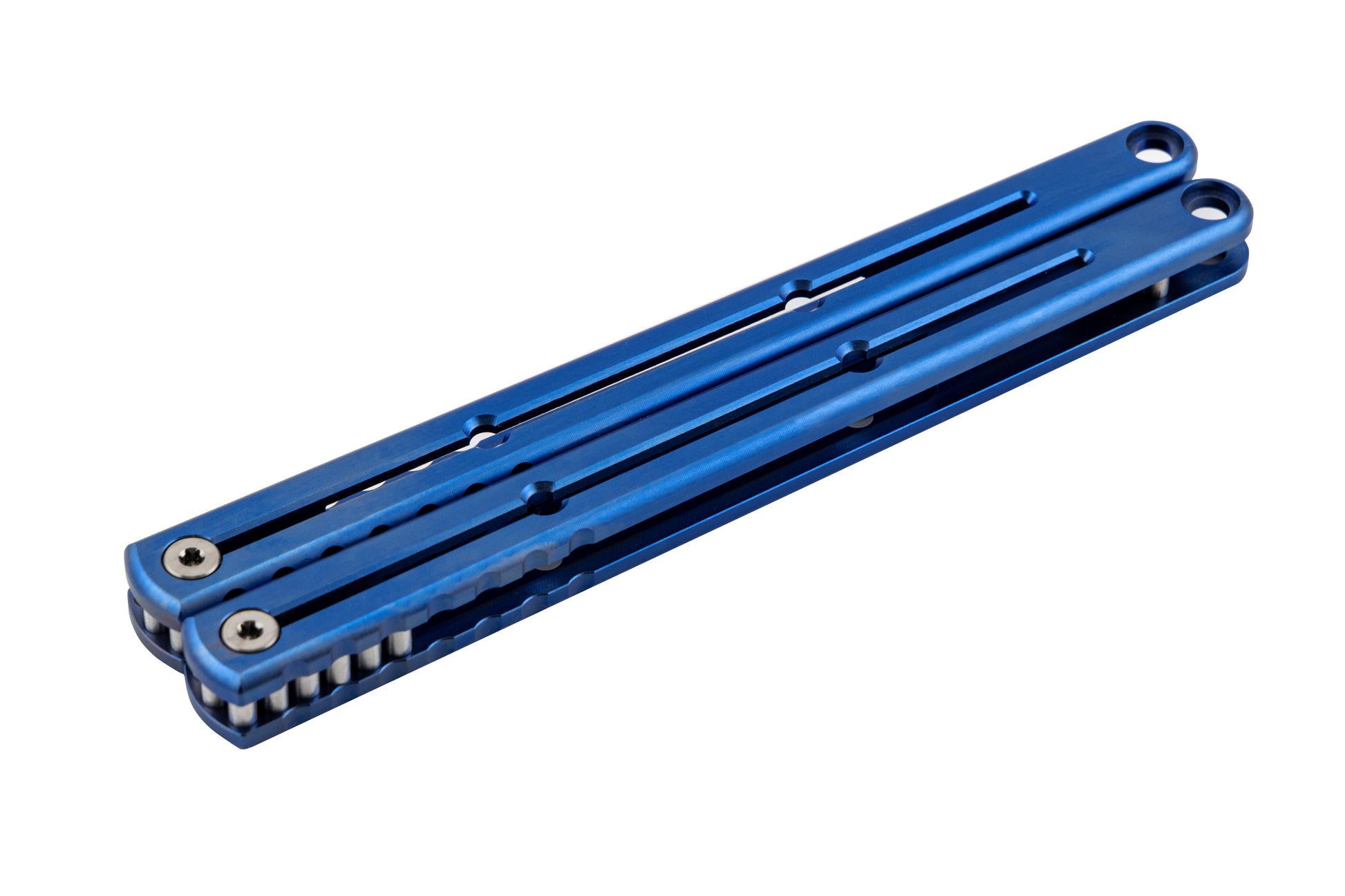 Zirblast Blue Titanium Krake Raken Handle