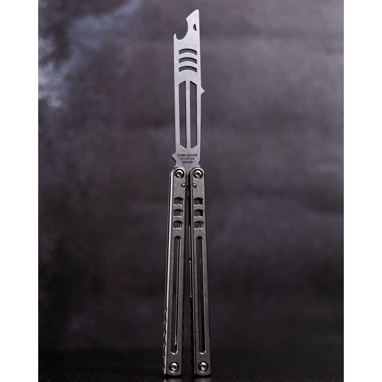 stonewash madko in vertical open position