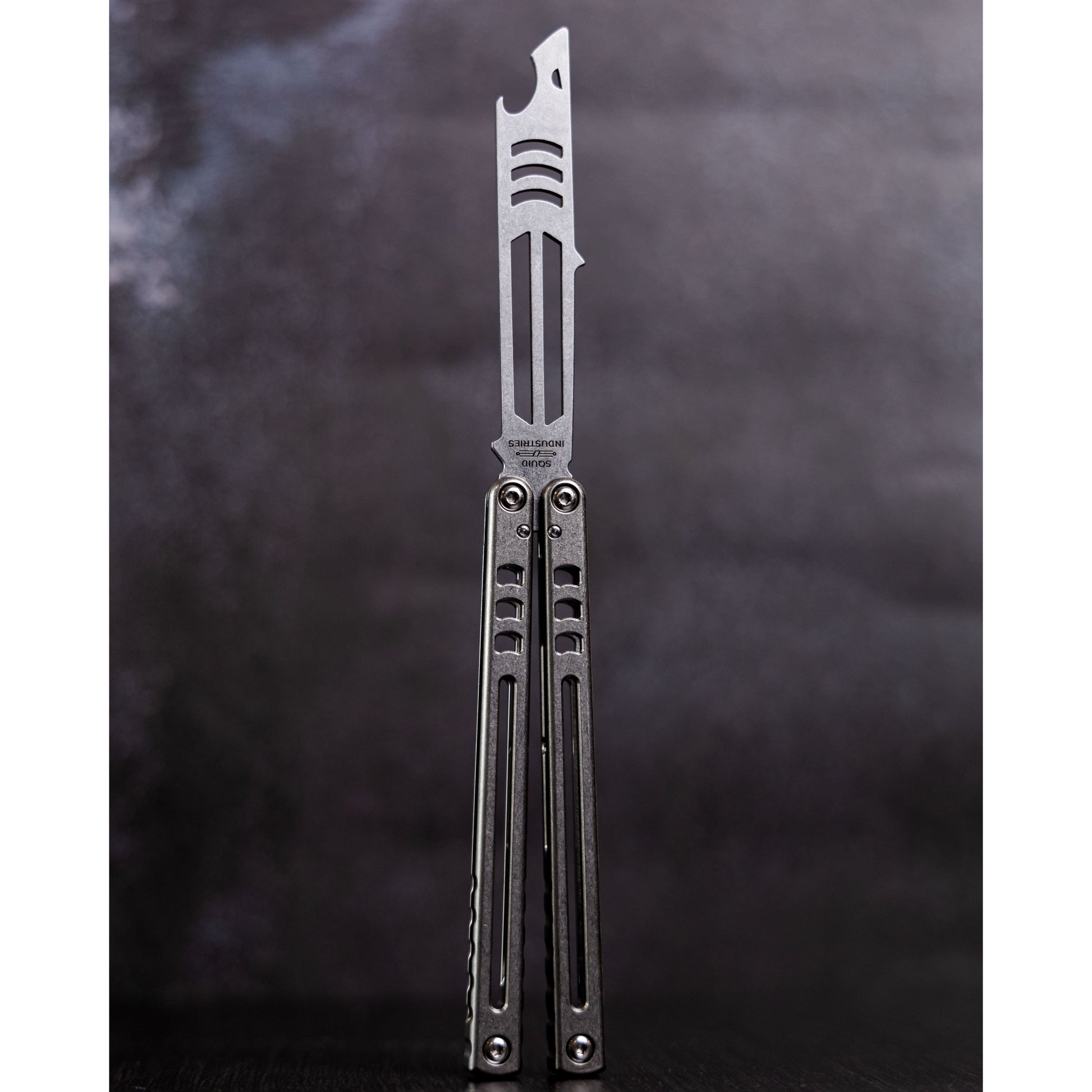 stonewash madko in vertical open position