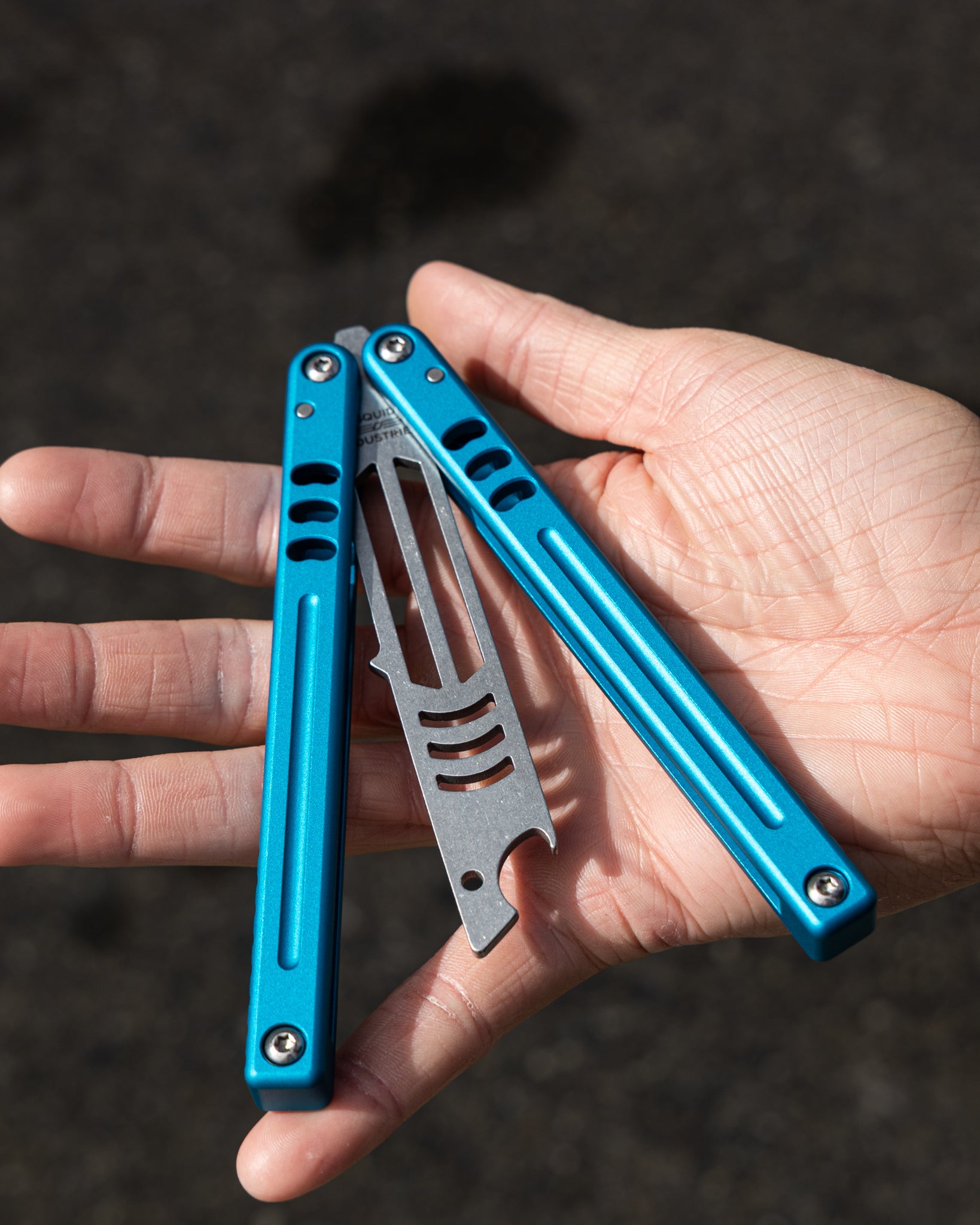 スポーツトイ・アクショントイ squid industries mako V5 titanium mod DT Mako V5 Bottle Opener Balisong Fidget Skill Toy | Squid