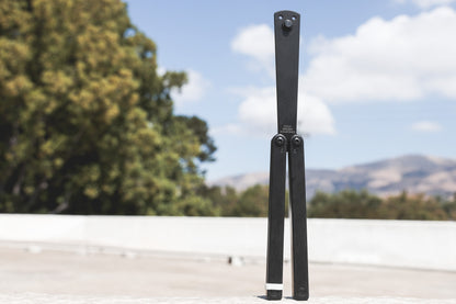 Squiddy-b balisong butterfly knife trainer fidget toy