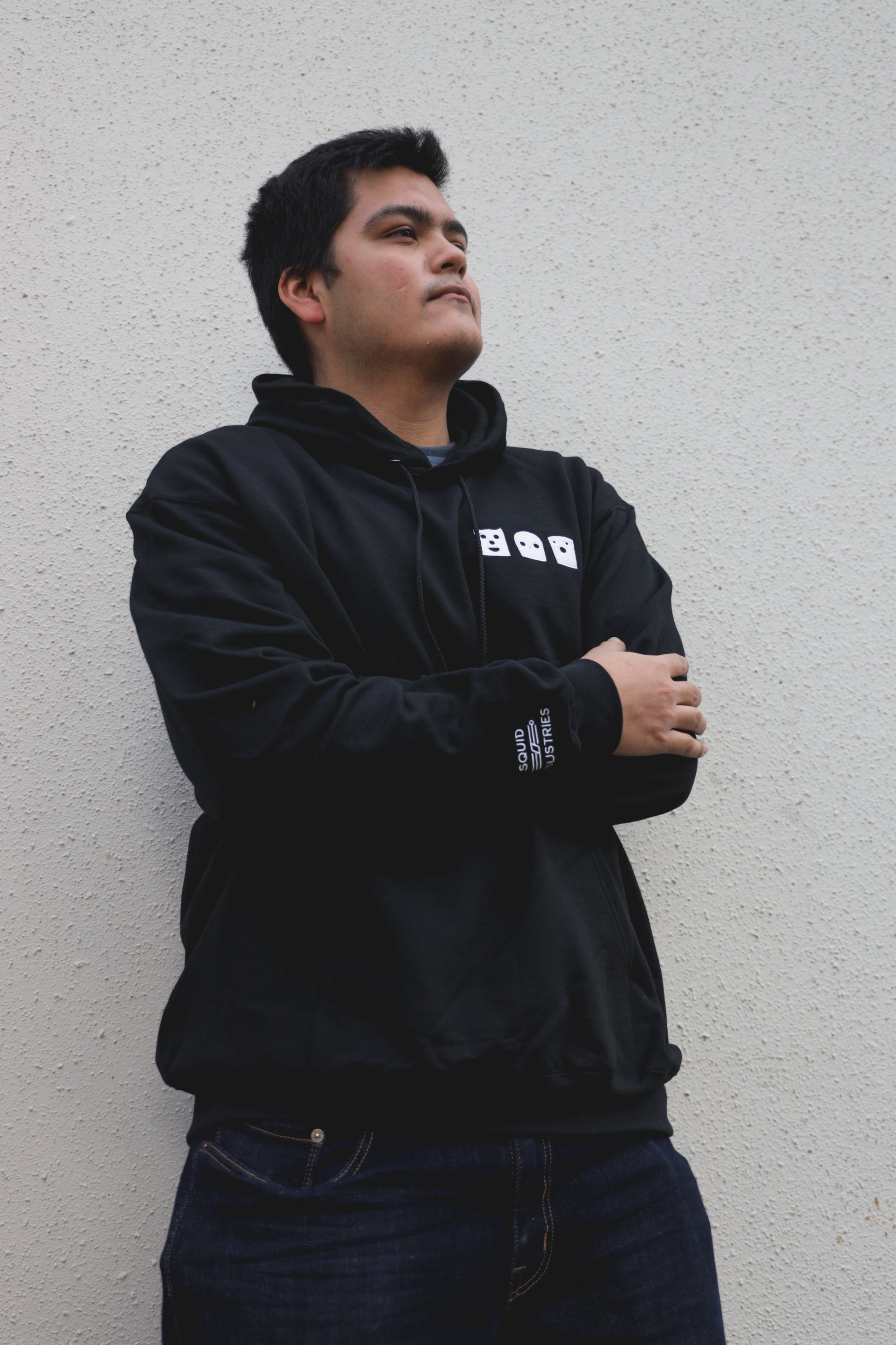 Squiddy Squad Embroidered Champion Brand Hoodie