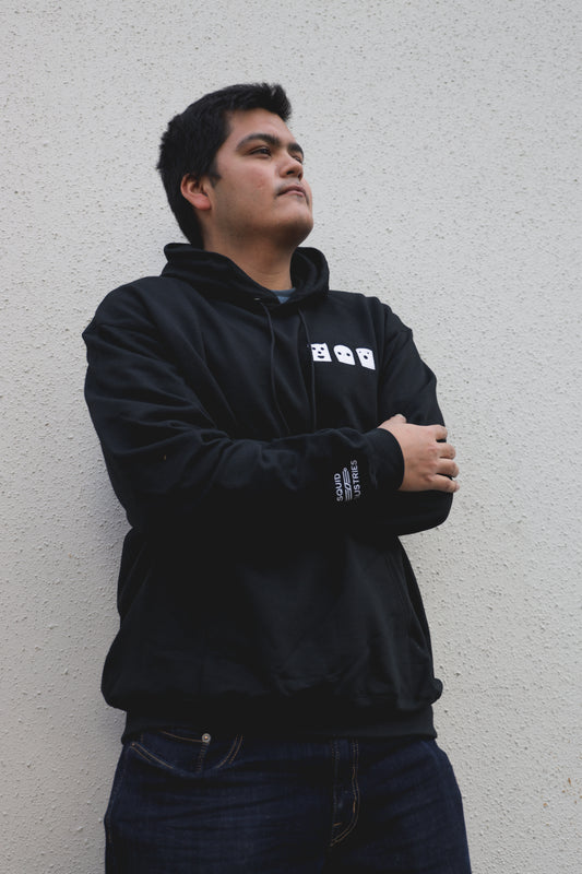 Squiddy Squad Embroidered Champion Brand Hoodie