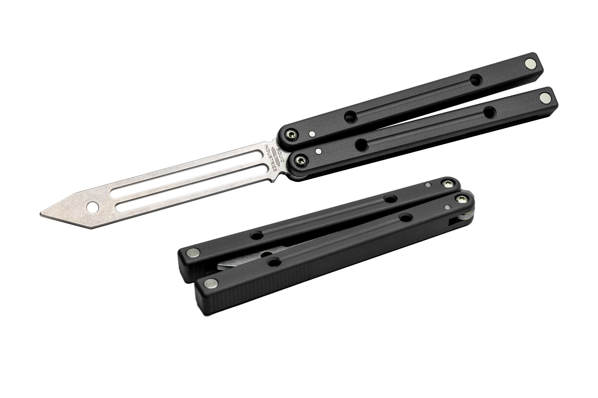 black squidtrainer butterfly knife trainer balisong 