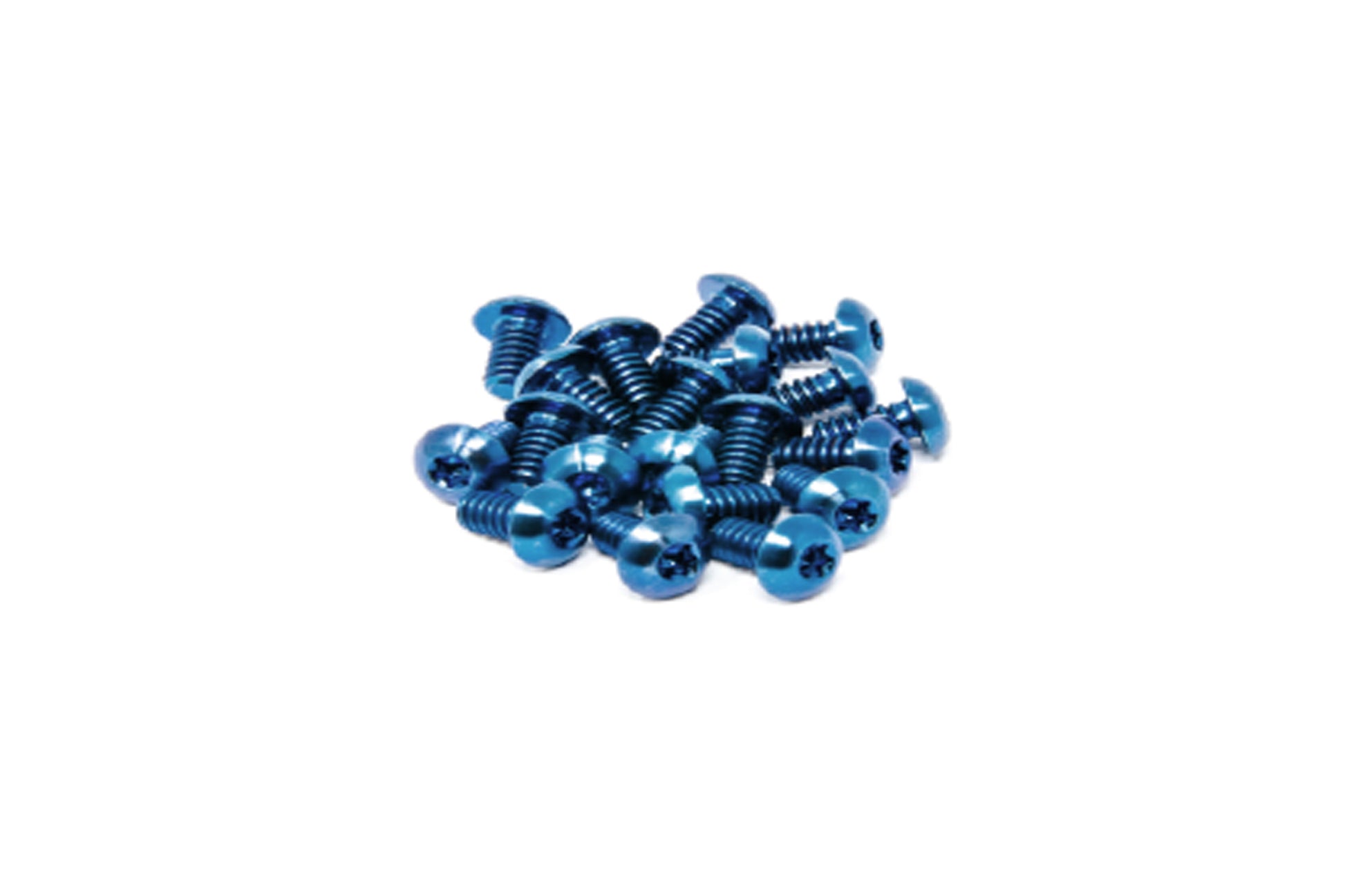 blue titanium screws