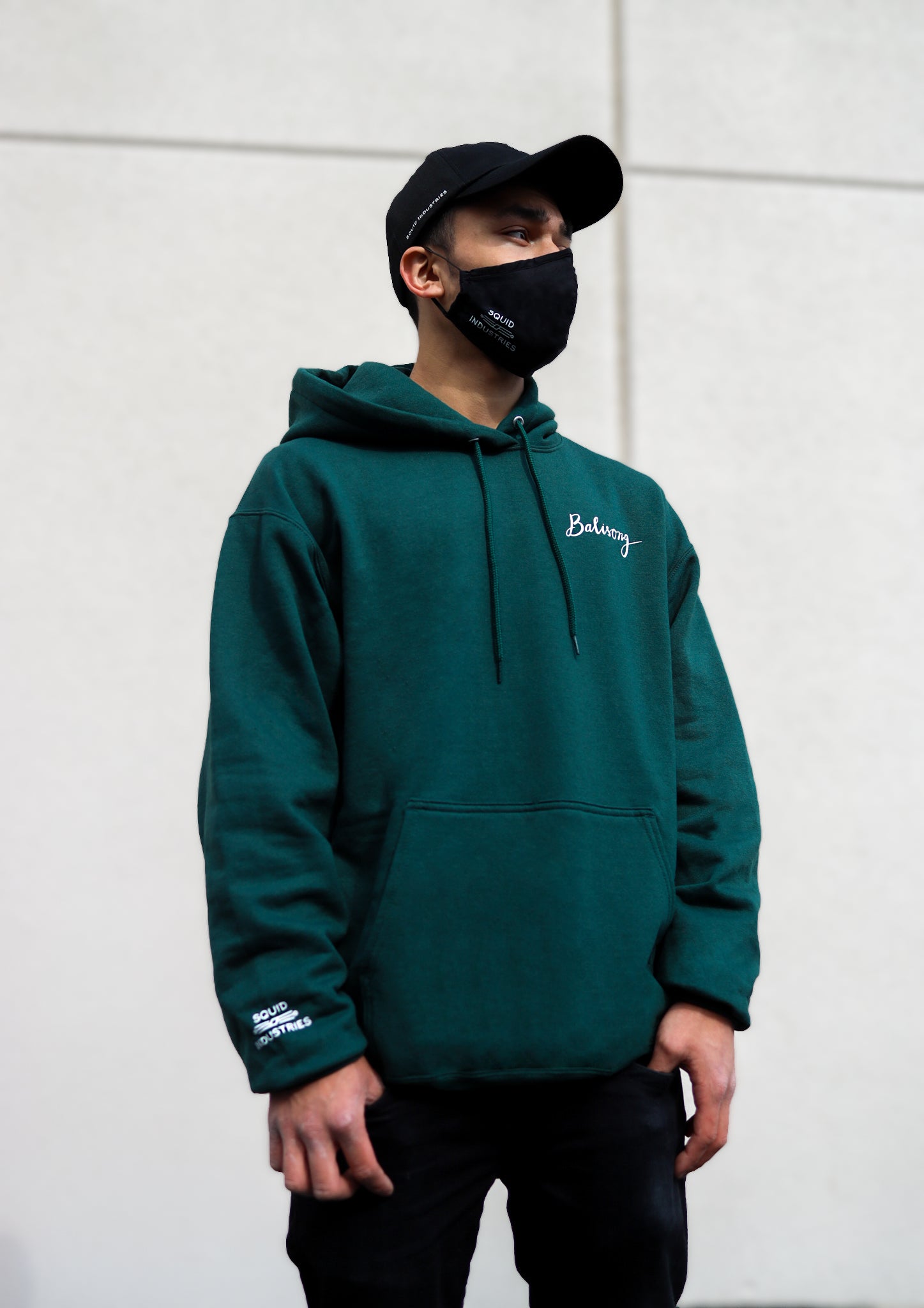 green balisong hoodie squid indsutries 
