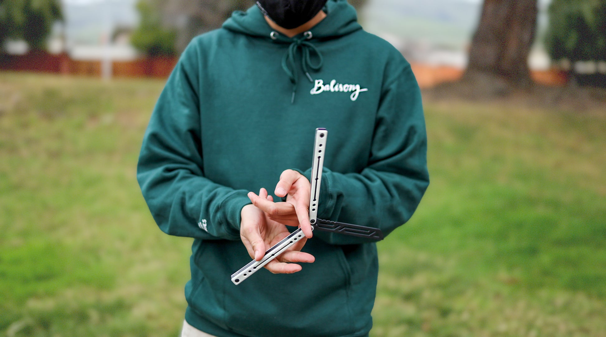green balisong hoodie squid indsutries 