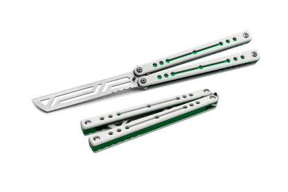 Winter Green NautilusV2 balisong with g10 scales