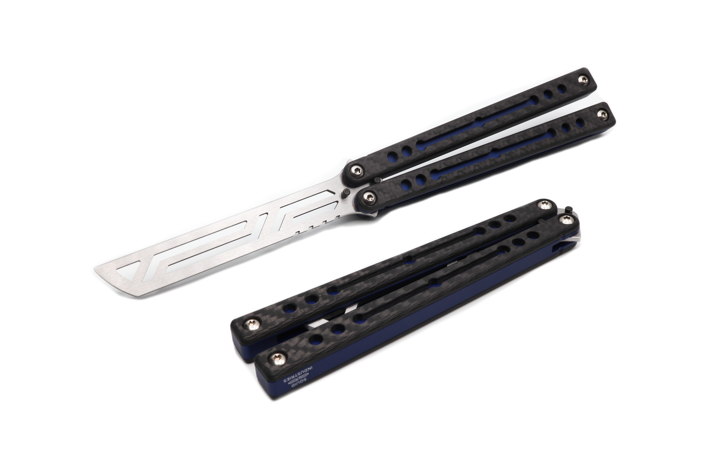 ISO Carbon Fiber Blue Nautilus Side By Side