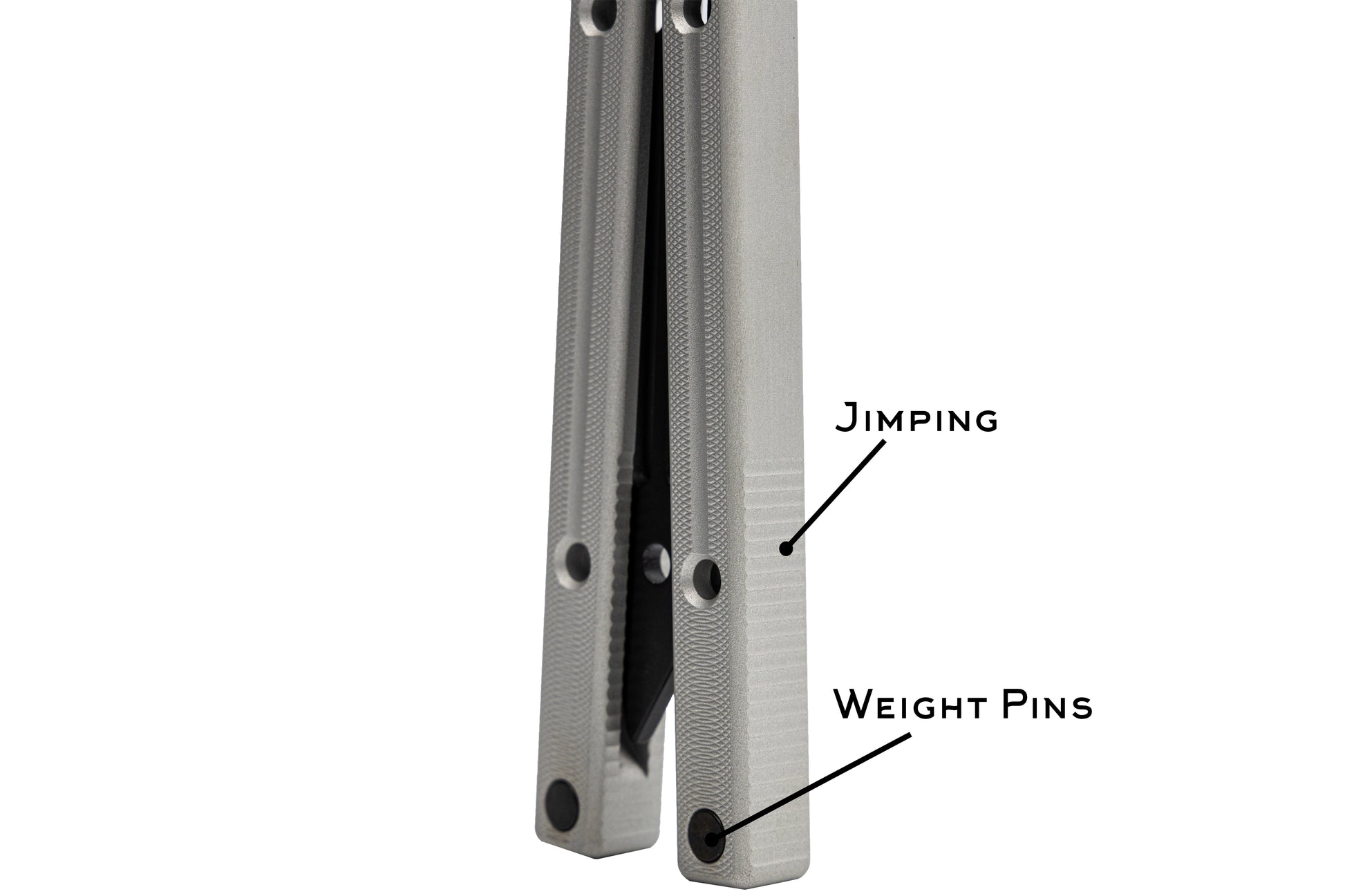 inked squidtrainer v4 butterfly knife trainer balisong jimping 