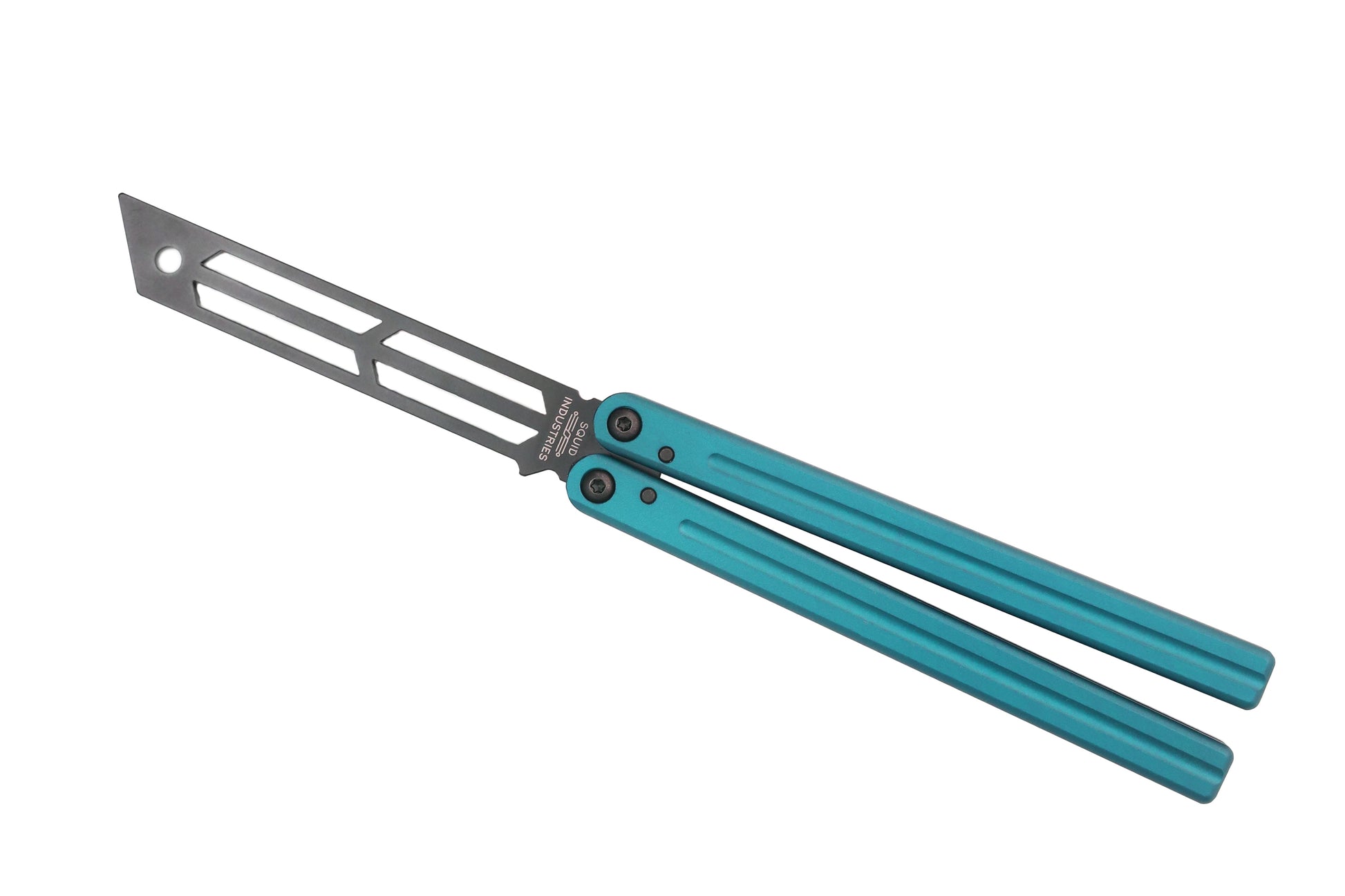 Inked Teal Triton V2 Clearance Blemished Balisong Butterfly Knife Trainer