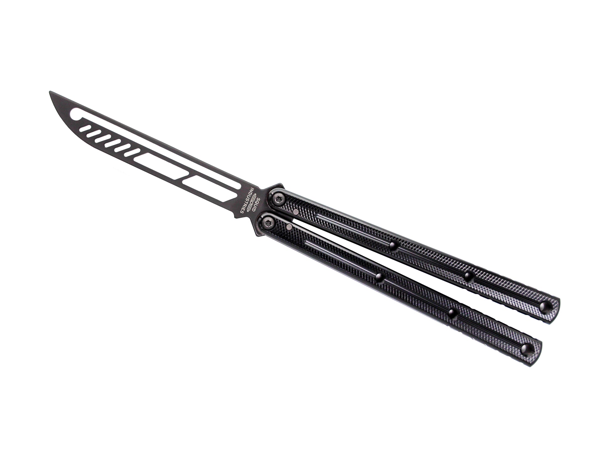 Black Inked Krake Raken Butterfly Knife Trainer