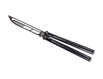 Black Inked Krake Raken Butterfly Knife Trainer