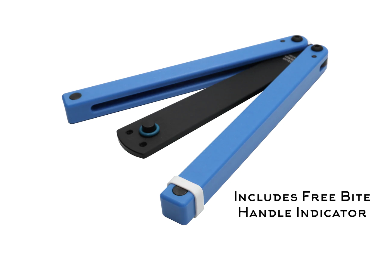 Squiddy-u balisong butterfly knife trainer fidget toy